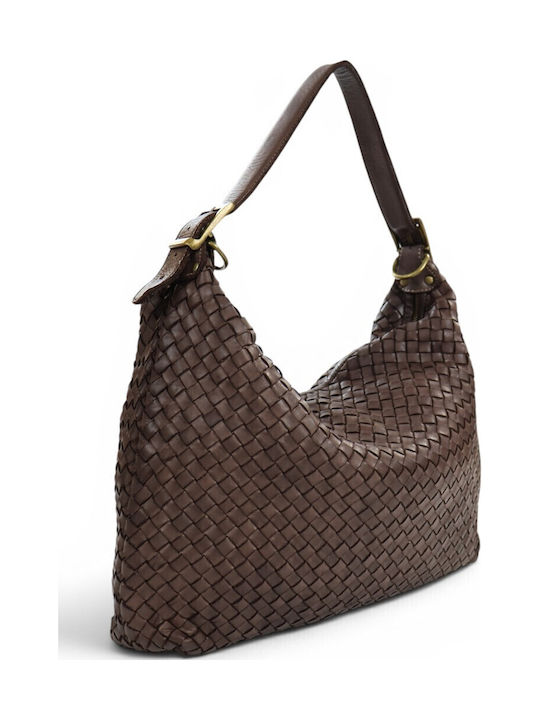 Leather Women's Brown Shoulder Bag
