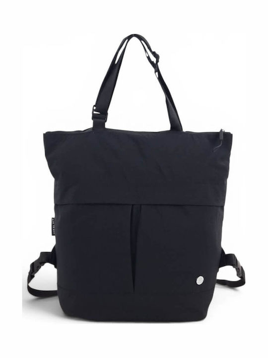 Bag to Bag Stoff Damen Handtasche Rucksack Schw...