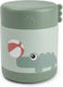 Done by Deer Stainless Steel Kids' Food Container 0.3lt Thermal Green