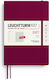 12m Weekly Planner Notebook 2027 A5 Softcover Port Red Leuchtturm 1917 4070292002200