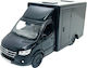 Черна Метална Реплика На Модел Ван Mercedes Sprinter С Отварящи Се Врати И Механизъм За Изтегляне Без Оригинална Кутия