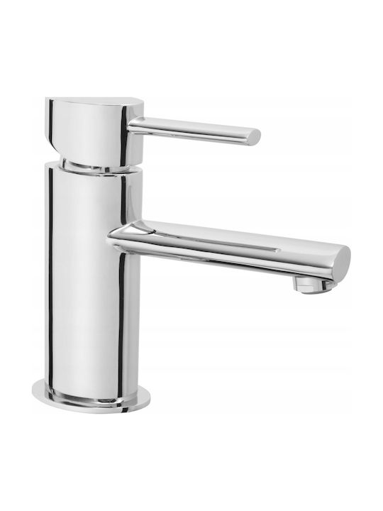 Diamond Retro Waschbeckenarmatur Silber