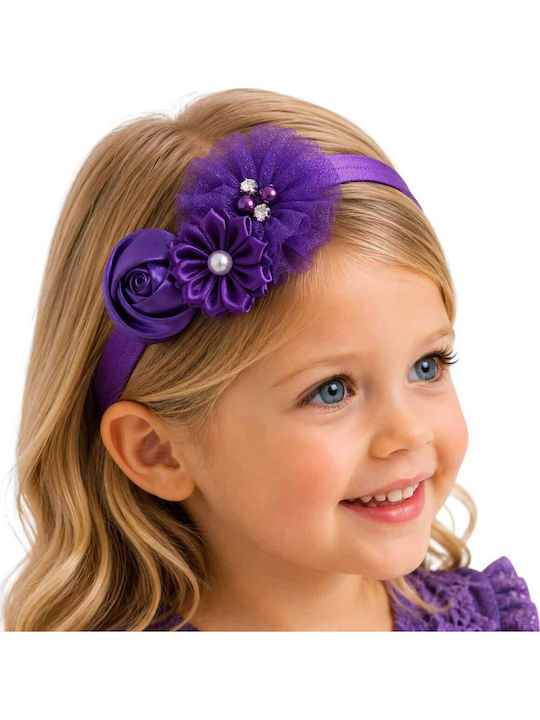 TakTakBaby Kids Hair Band In Purple Colour