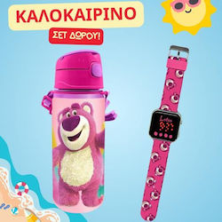 Σετ Δώρου Παγούρι Toy Story Lotso 600 Ml+ Ρολόι Παιδικό Led Lotso Toy Story S00012 Σετ Δώρου Παγούρι Toy Story Lotso 600 Ml+ Ρολόι Παιδικό Led Lotso Toy Story S00012