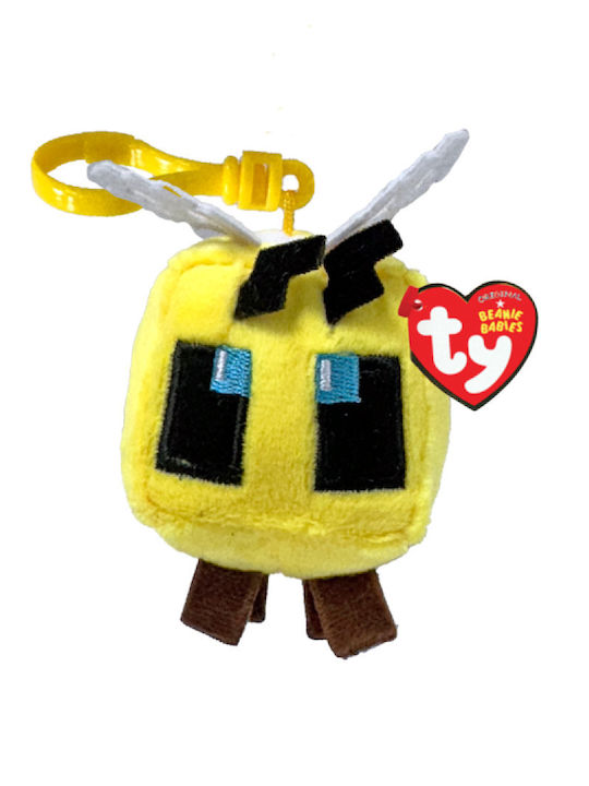 Ty Beanie Babies Λουτρινο Μπρελοκ Minecraft Bee 8,5 Εκ 1607-34019