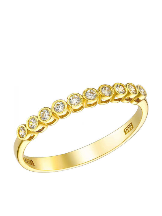 Ioannis Kosmima Women's Ring with Zircon from 9K Gold