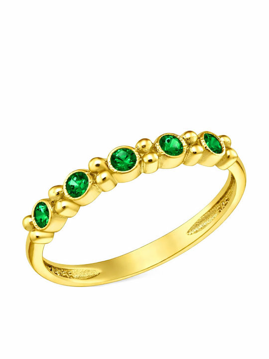 Ioannis Kosmima Women's Ring with Zircon from 9K Gold