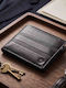 Leather Men's Wallet With RFID Black