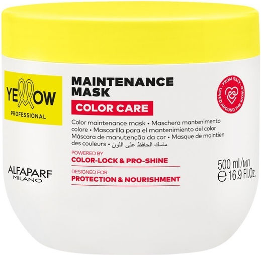Yellow Professional Color Retention Shampoo for Coloured Hair 500ml