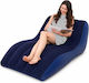 Inflatable Sofa Blue 155x86cm