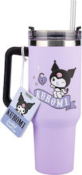 Paladone Παγούρι Θερμός Kuromi 900ml Μωβ