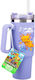 Paladone Kids Thermos Minecraft with Straw Purple 900ml