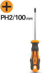 Phillips Screwdriver Ph2 – 100 Mm Chrome-vanadium Steel Ergonomic Non-slip Handle