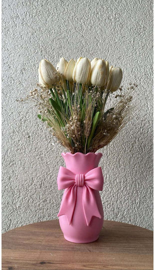 SteweHome SteweHome Dekorative Vase Kunststoff Rosa