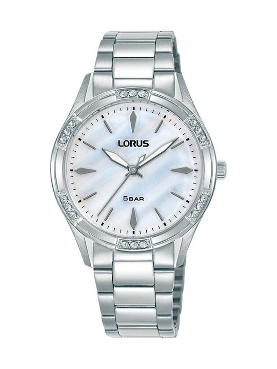 Lorus Women's Watch 33mm Battery with Silver Metal Bracelet