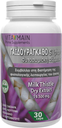 Vitamain Milk Thistle Advanced Formula 30 растителни капсули