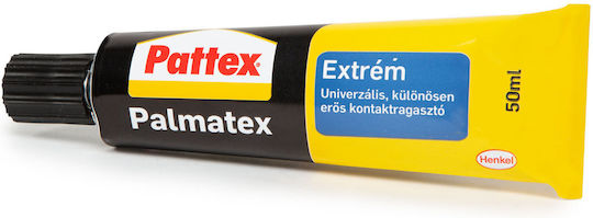 Adeziv de contact Palmatex Extreme 50ml Lipici puternic universal Lemn Metal Cauciuc PVC Textile