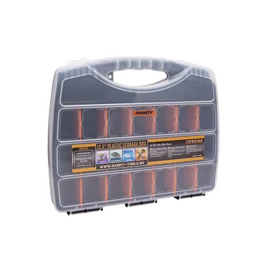 Alista Home Werkzeugkoffer-Organisatoren Transparent 32x26x5cm