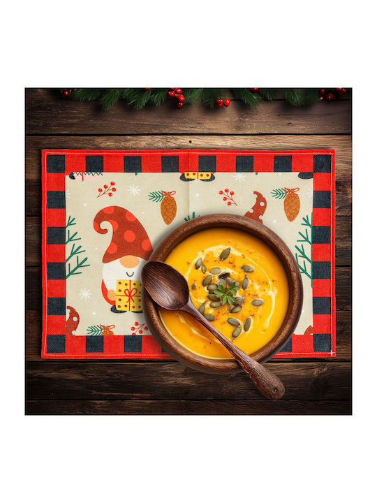 Alista Home Fetă Pentru Masa De Crăciun Servet Individual Elfi 46x32cm