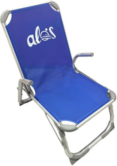 Zanna Toys Alos Aluminium Blue Waterproof Beach Chair