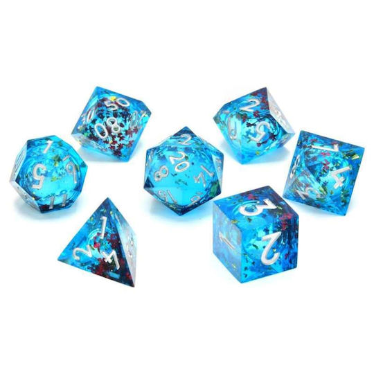 Critstones Liquid Core Würfel-Set Mermaid's Maelstrom Set 7 Stücke