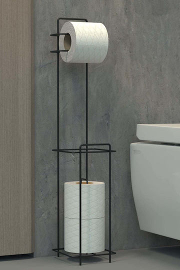 SteweHome SteweHome Badezimmerbox mit Saugnapf Metallisch Schwarz