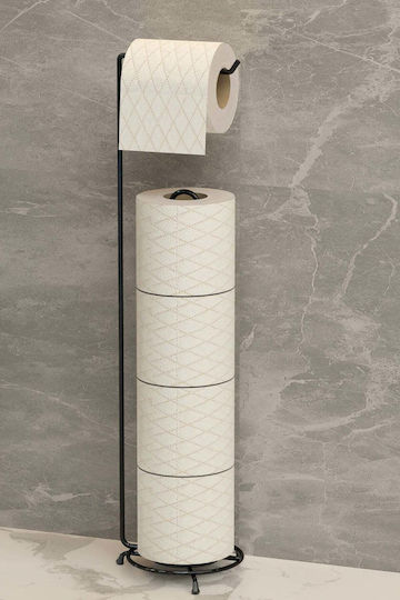 SteweHome Black Floor Paper Holder
