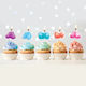 Σετ Πολύχρωμα Κεριά Σχήμα Στήθους Little Genie Dirty Boob Candles Multicolour 5pcs