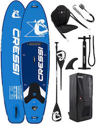 CressiSub Ultra 10'6" Надуваема SUP Дъска / Каяк с Дължина 3.23m Син CressiSub Ultra 10'6" Надуваема SUP Дъска / Каяк с Дължина 3.23m Син