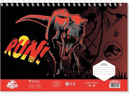 Must Zeichenblöcke 23x33 40 Blätter Jurasic Verschiedene Designs 572018
