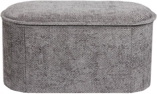 Ταμπουρέ με Αποθηκευτικό Χώρο Trebia Γκρι 76x38x38εκ. Ταμπουρέ με Αποθηκευτικό Χώρο Trebia Γκρι 76x38x38εκ.