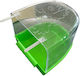 Large External Bird Cage Bathtub 13x12x12cm Green