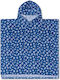 Fresk Essentials Swe-2023se1448 Blue Leopard 65x65cm Poncho