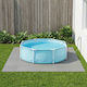 vidaXL Pool Accessories 60x60x2 cm Grey