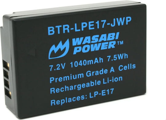 Wasabi BTR-LPE17 Μπαταρία Φωτογραφικής Μηχανής 950mAh Συμβατή με Canon
