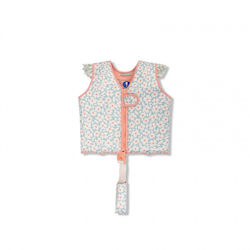 Fresk Swe-2024se1070 Essentials Green Flowers Swimming Vest Life Jacket