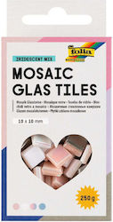 Folia Ψηφίδες Μωσαϊκού 10x10mm 250gr 300 Stück Mix Farben