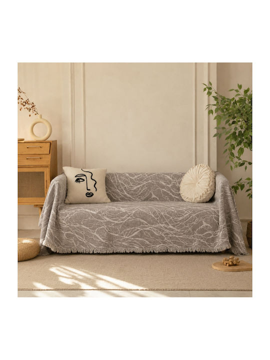 My Home Luxury Σετ Ριχτάρια 3τμχ Γκρι