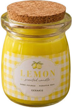 Candle Light Αρωματικό Κερί σε Βάζο με Άρωμα Λεμόνι 90gr