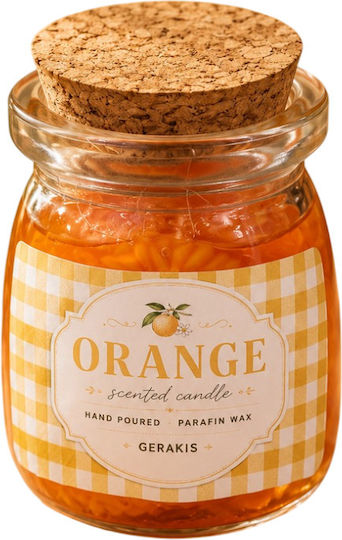 Candle Light Aromatisches Kerze in Gefäß mit Orange Duft 90g