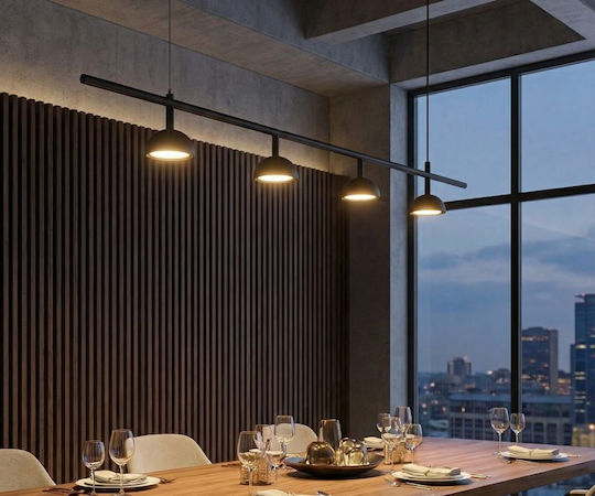 Luma Silver Pendant Ceiling Light