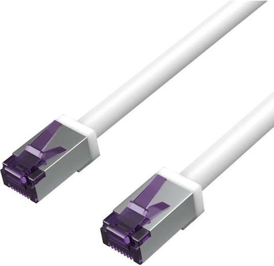 Shiverpeaks S/FTP Kat.6a (Gigabit) Netzwerkkabel Ethernet 10m Weiß