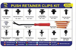 Set of 229 Car Panel Retaining Clips Removal Tool Ez0865