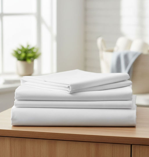 Σεντόνι Ξενοδοχείου 250x280cm 80% Βαμβάκι 20% Πολυέστερ 144tc – 18-3-250