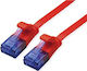 Value Flat U/UTP Cat.6a (Gigabit) Καλώδιο Δικτύου Ethernet 5m Κόκκινο