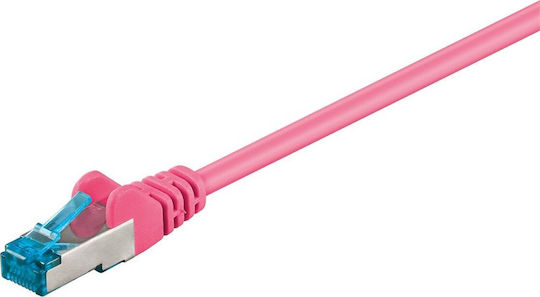 Goobay S/FTP Cat.6a (Gigabit) Καλώδιο Δικτύου Ethernet 0.5m Μωβ