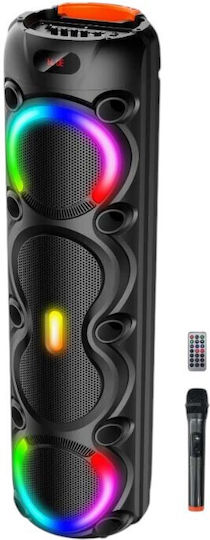 Boxă Karaoke cu Microfon Wireless și Efecte de Iluminare GY4801 160026 Negru