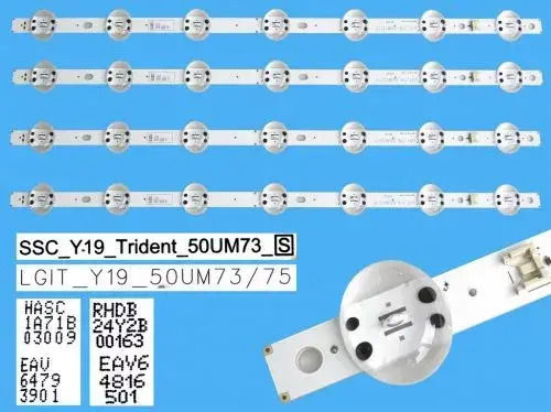 Lg 50" Set 4pcs Ledbar Ssc_y19_trident_50um73