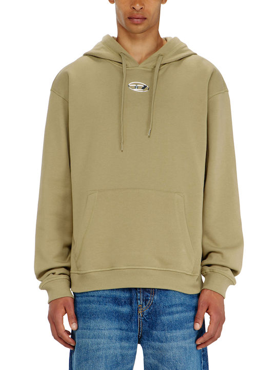 Diesel Hooded Sweatshirt Khaki