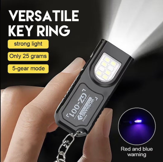 Rechargeable LED Flashlight with Maximum Brightness 300lm Mini